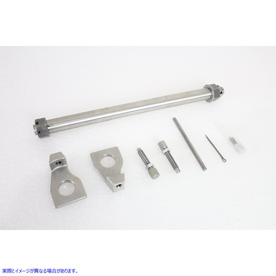 44-0757 25mm リアステンレススチールアクスルキット 取寄せ Vツイン 25mm Rear Axle Kit (検索用／