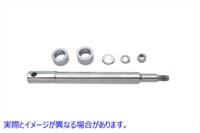 44-0798 クロームフロントアクスルキット 取寄せ Vツイン Chrome Front Axle Kit (検索用／40928-06