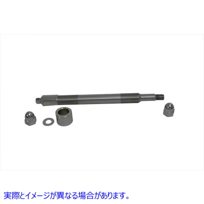 44-0843 クロームフロントアクスルキット 取寄せ Vツイン Chrome Front Axle Kit (検索用／41549-07