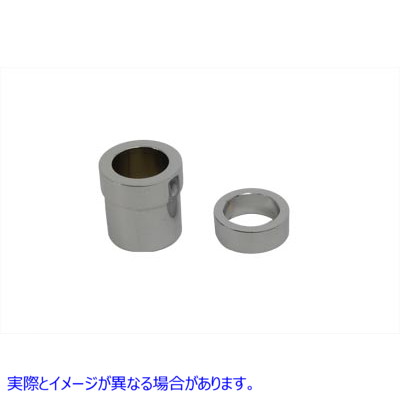 44-1977 リアアクスルスペーサーセット内径1インチ 取寄せ Vツイン Rear Axle Spacer Set 1 inch Inner Diameter (検索用／41163