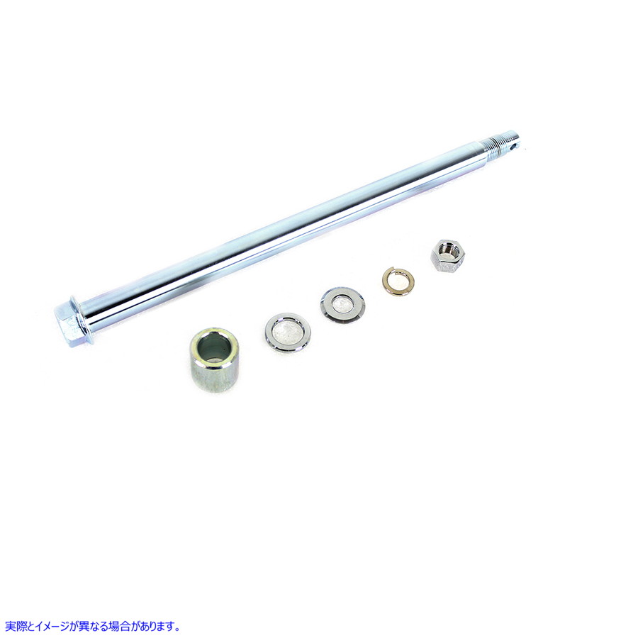 44-2418 FXR リア アクスル キット 亜鉛メッキ 取寄せ Vツイン FXR Rear Axle Kit Zinc Plated (検索用／