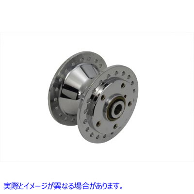 45-0292 クロームフロントホイールハブ 取寄せ Vツイン Chrome Front Wheel Hub (検索用／43619-84