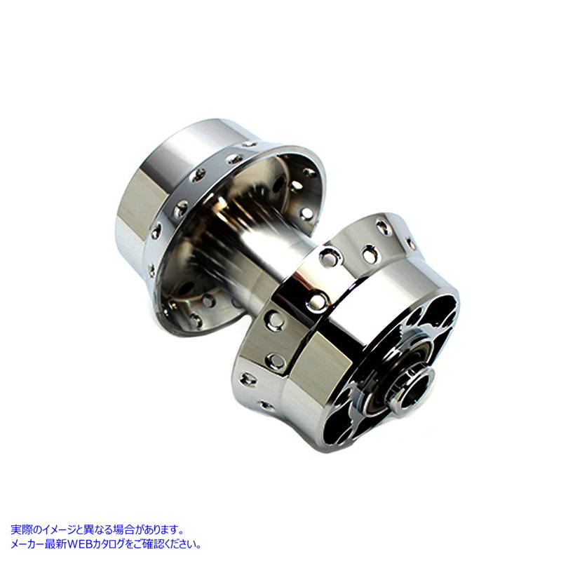 45-0324 クローム後輪ハブ 取寄せ Vツイン Chrome Rear Wheel Hub (検索用／40976-86A 43654-86A