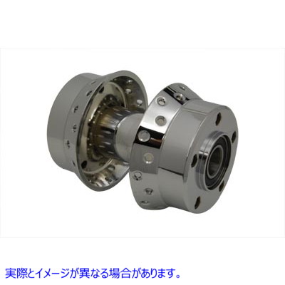 45-0333 クローム リア ホイール ハブ 1 インチ ベアリング 取寄せ Vツイン Chrome Rear Wheel Hub 1 inch Bearings (検索用／41