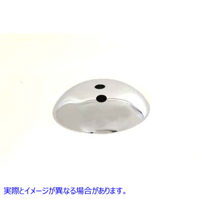 45-0405 クローム フロント ホイールキャップ 8 インチ ドレッサー 取寄せ Vツイン Chrome Front Hubcap 8 inch Dresser (検索用