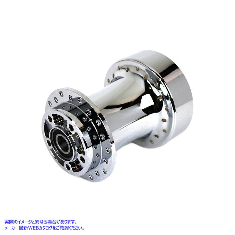 45-0474 クロームホイールハブ 25mm ベアリング 取寄せ Vツイン Chrome Wheel Hub 25mm Bearings (検索用／