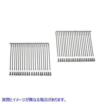 45-0621 クローム 16 インチ スポーク セット 取寄せ Vツイン Chrome 16 inch Spoke Set (検索用／43032-40B