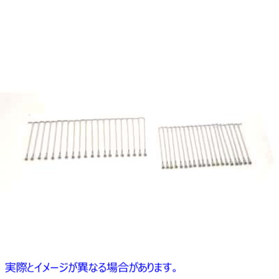 45-0714 ステンレススチール 19 インチ スポーク セット 取寄せ Vツイン Stainless Steel 19 inch Spoke Set (検索用／