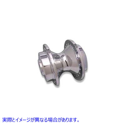 45-0788 クロームフロントホイールハブ25mmベアリング 取寄せ Vツイン Chrome Front Wheel Hub 25mm Bearings (検索用／