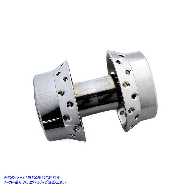 45-0812 後輪ハブ クローム 取寄せ Vツイン Rear Wheel Hub Chrome (検索用／