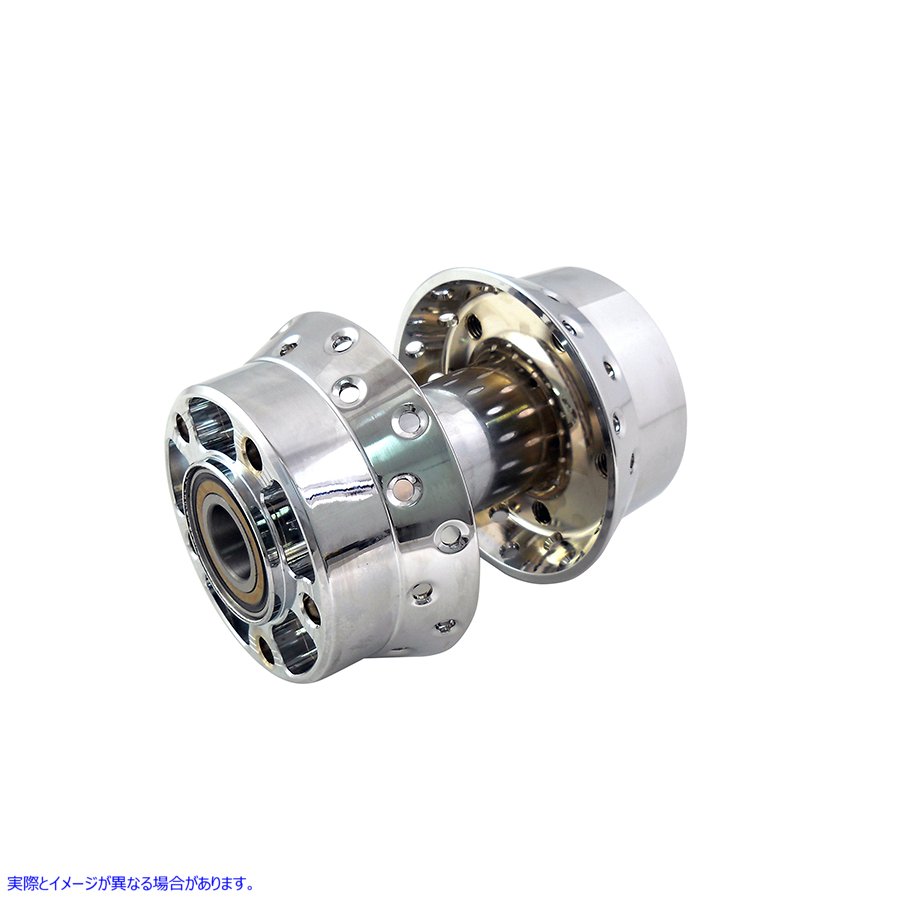 45-0814 フロントホイールハブクローム Front Wheel Hub Chrome 取寄せ Vツイン (検索用／