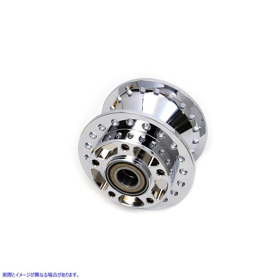 45-0816 フロントホイールハブクローム 取寄せ Vツイン Front Wheel Hub Chrome (検索用／