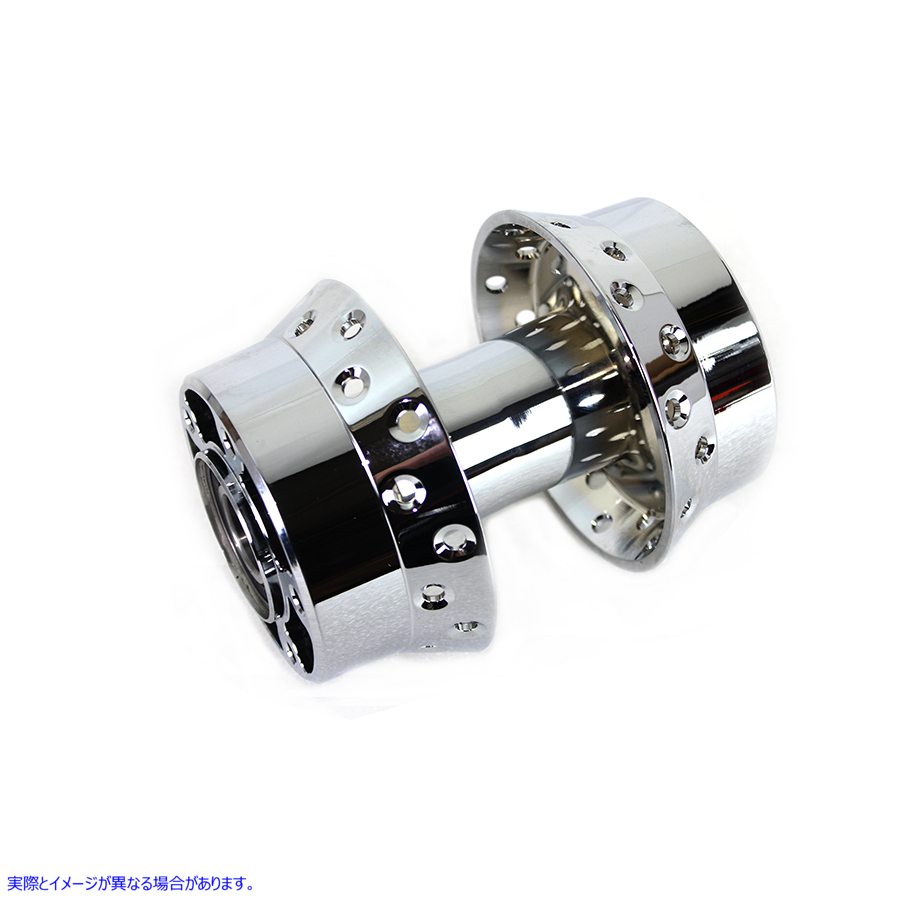 45-0817 フロントホイールハブクローム 取寄せ Vツイン Front Wheel Hub Chrome (検索用／