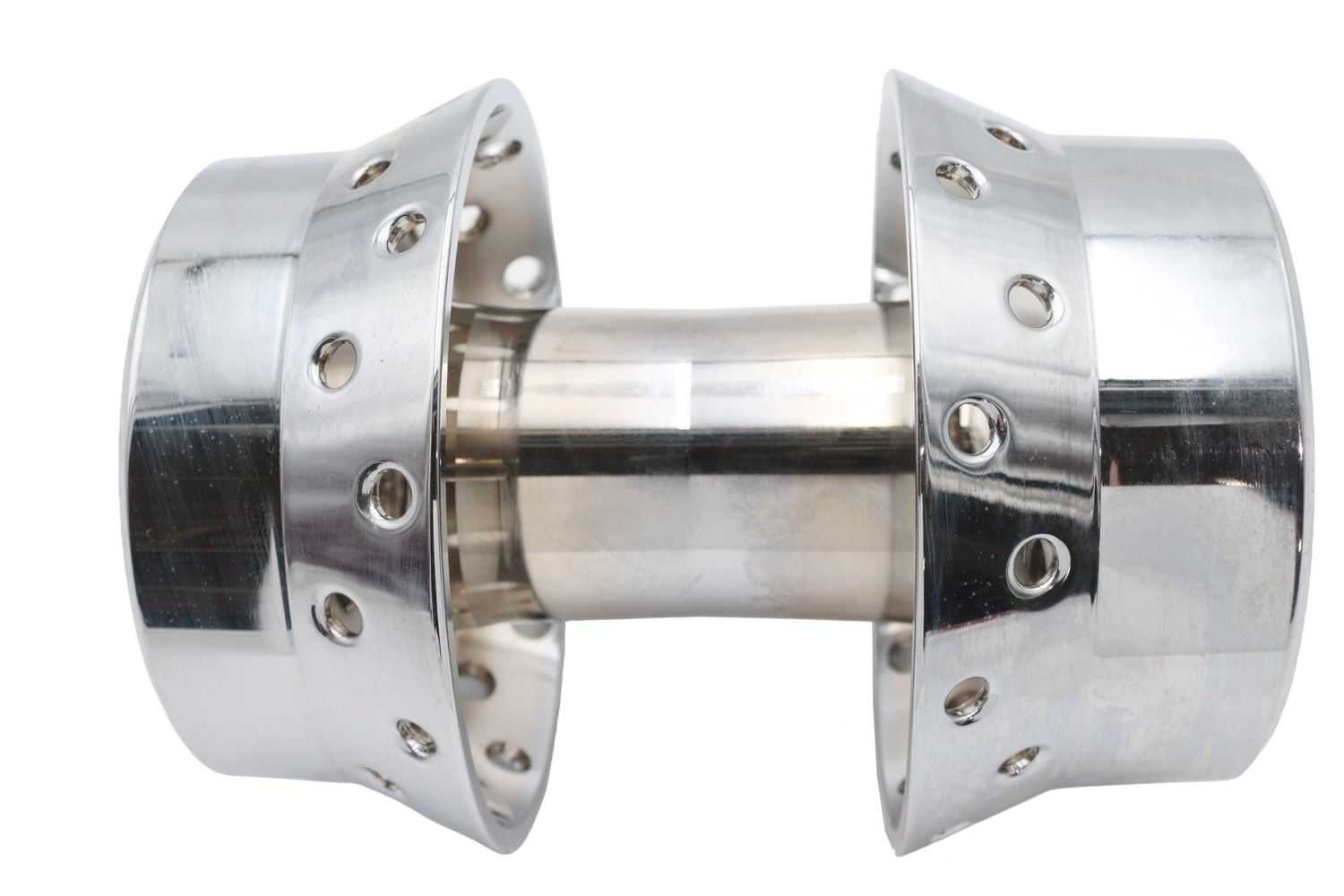 45-1306 取寄せ Vツイン Factory Sample Rear Wheel Hub 3/4 inch Bearings Chrome (検索用／40976-00)