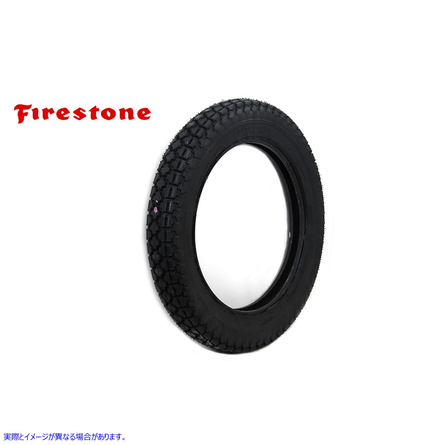 46-0058 Firestone 4.00 X 18 インチ ブラックウォール 取寄せ Vツイン Firestone 4.00 X 18 inch Blackwall (検索用／ Coker Ti