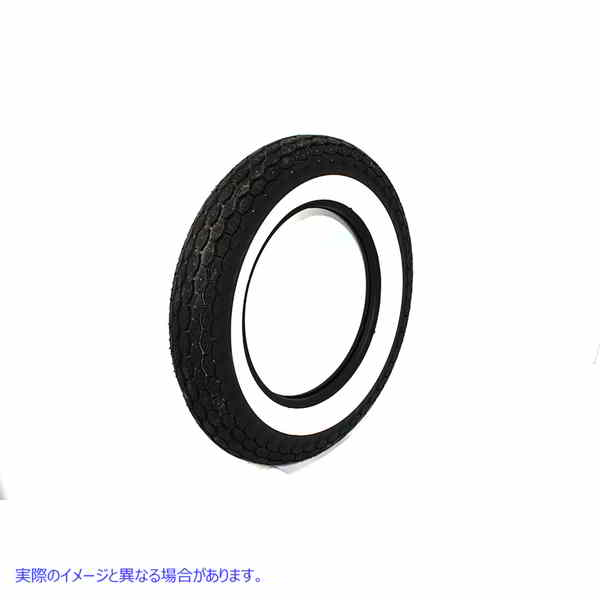 46-0255 レプリカ タイヤ 5.00 X 16 インチ幅 ホワイトウォール 取寄せ Vツイン Replica Tire 5.00 X 16 inch Wide Whitewall (