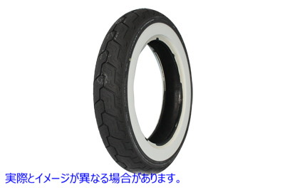 46-0340 ダンロップ D402 リアタイヤ MT90HB X 16 インチ ホワイトウォール 取寄せ Vツイン Dunlop D402 Rear Tire MT90HB X 16