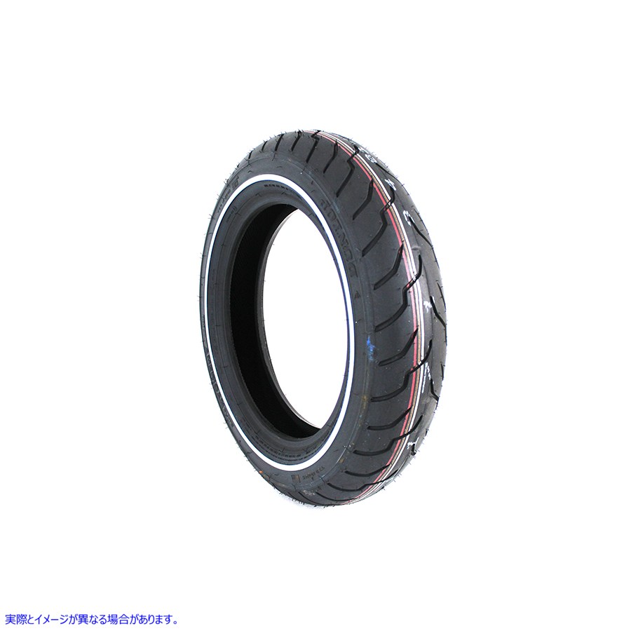 46-0552 フロント ダンロップ アメリカン エリート MT90B16 ナロー ホワイト ストライプ タイヤ 取寄せ Vツイン Front Dunlop Am
