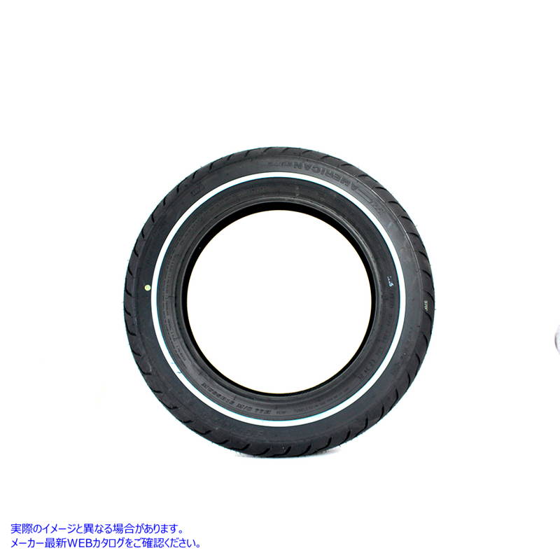 46-0561 ダンロップ アメリカンエリート MU85B16 ナローホワイトストライプタイヤ 取寄せ Vツイン Dunlop American Elite MU85B