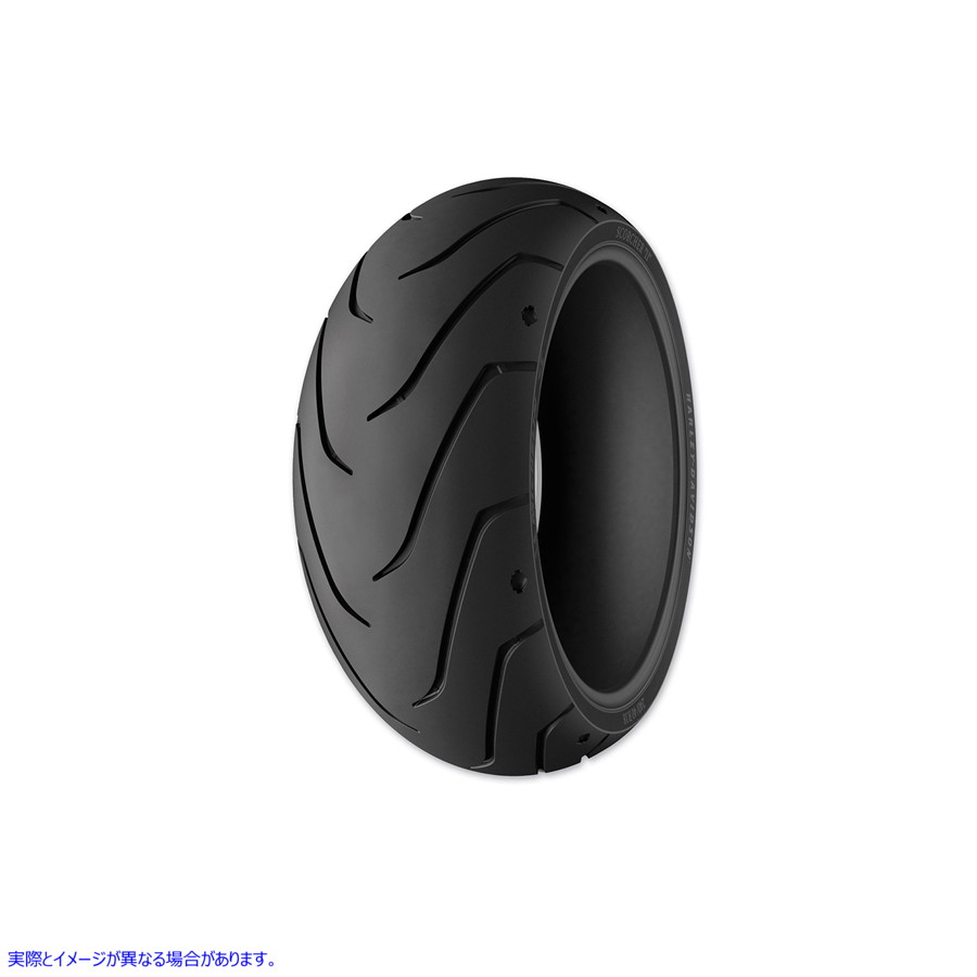 46-0803 リア ミシュラン スコーチャー II 150/60ZR17 ブラックウォール タイヤ 取寄せ Vツイン Rear Michelin Scorcher II 150/