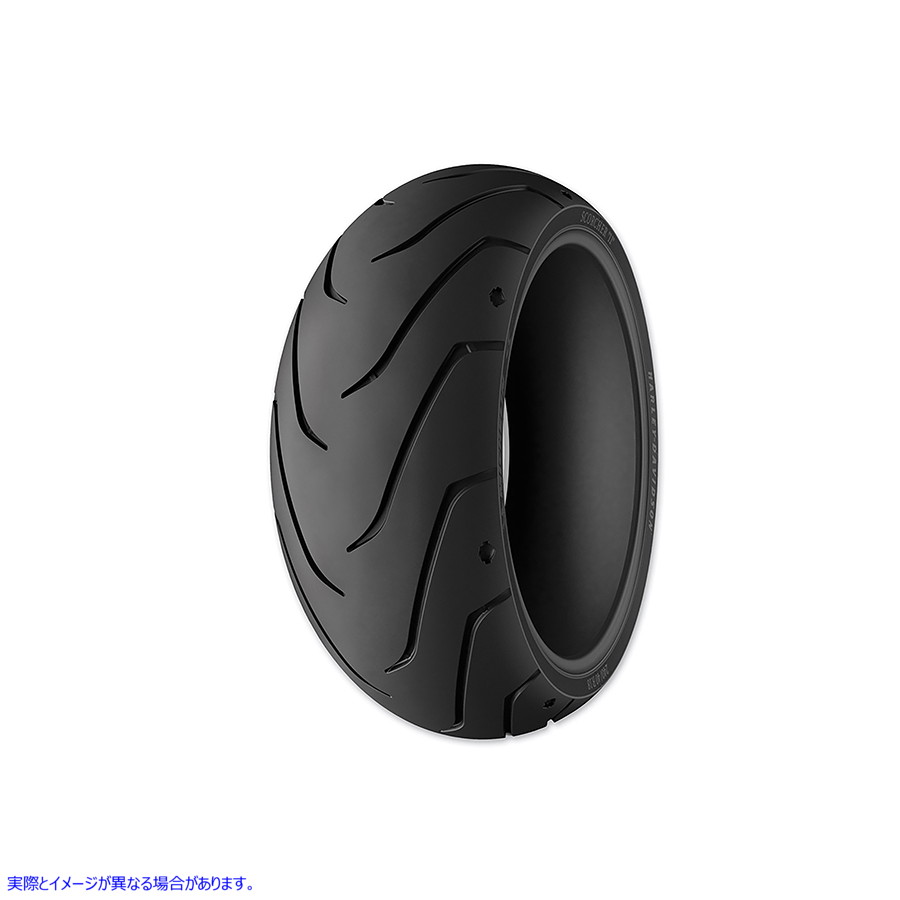 46-0805 リア ミシュラン スコーチャー II 180/55ZR17 ブラックウォール タイヤ 取寄せ Vツイン Rear Michelin Scorcher II 180/