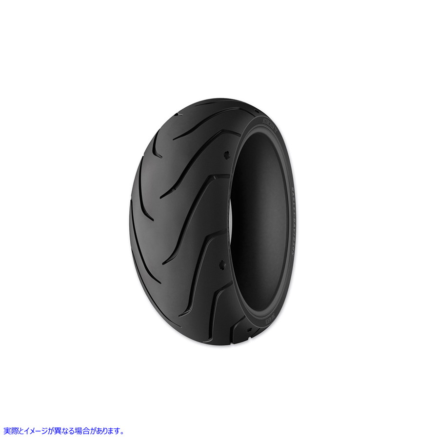 46-0807 リア ミシュラン スコーチャー II 240/40R18 ブラックウォール タイヤ 取寄せ Vツイン Rear Michelin Scorcher II 240/4