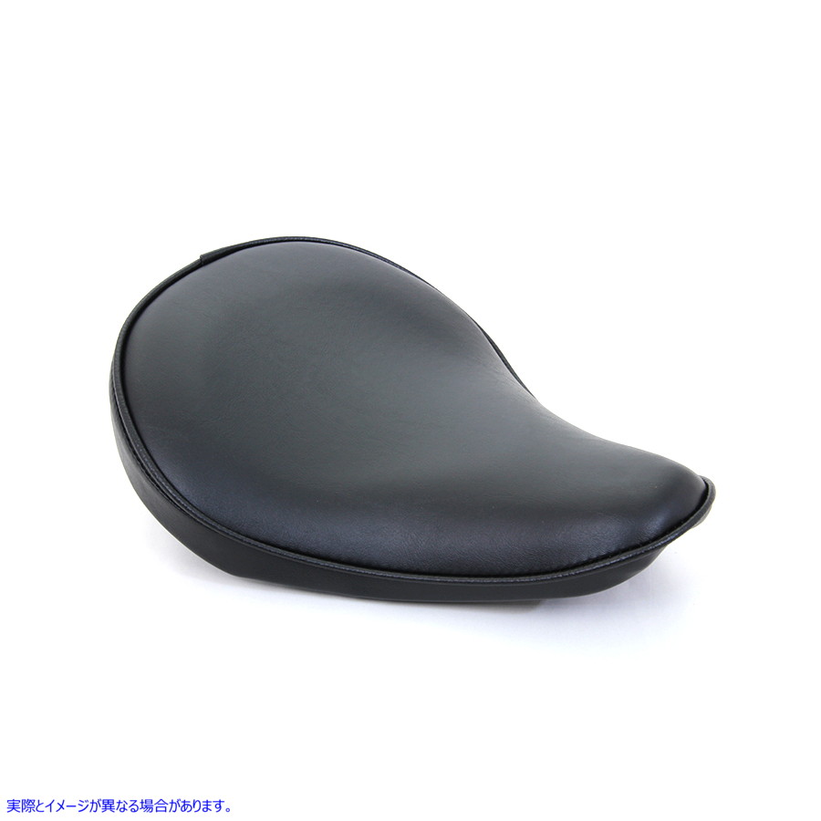 47-0062 ブラックビニールソロシート 取寄せ Vツイン Black Vinyl Solo Seat (検索用／ Bates 77503