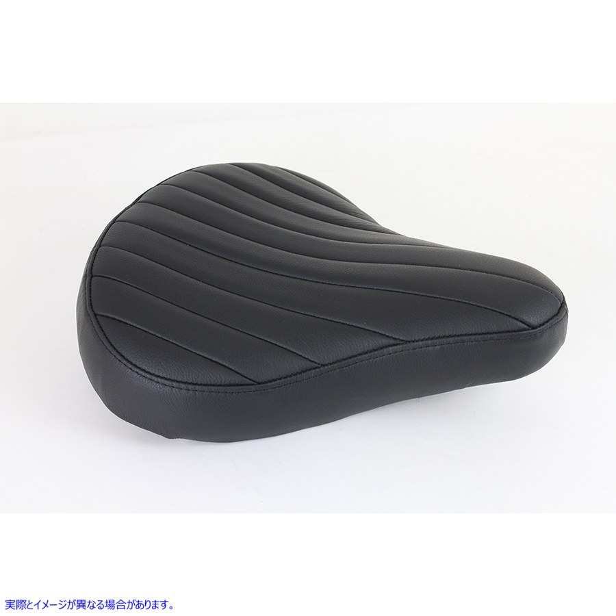 47-0162 Bates タックアンドロールレザーソロシート 取寄せ Vツイン Bates Tuck and Roll Leather Solo Seat (検索用／ Bates