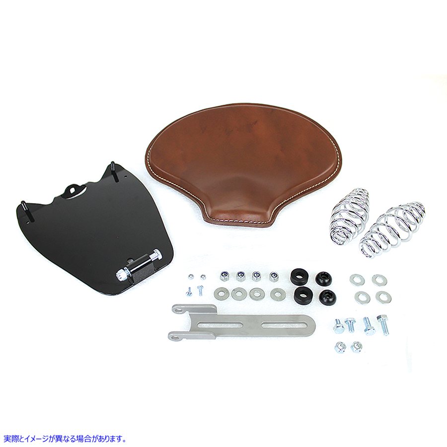 47-0190 インディアン スカウト レザー ソロ シート キット ブラウン 取寄せ Vツイン Indian Scout Leather Solo Seat Kit Brown