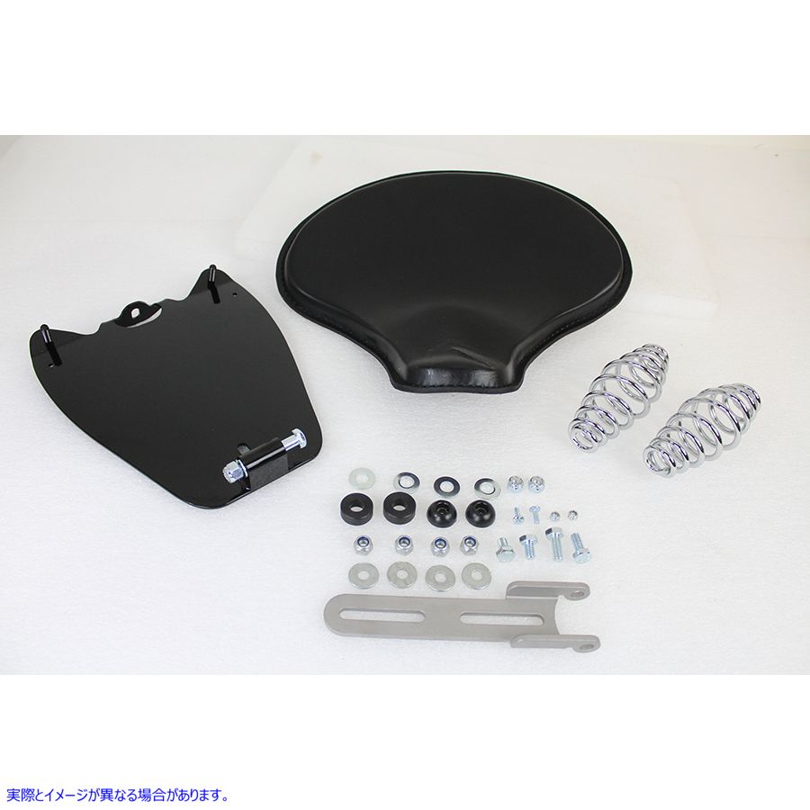 47-0195 インディアン スカウト レザー ソロ シート キット ブラック 取寄せ Vツイン Indian Scout Leather Solo Seat Kit Black
