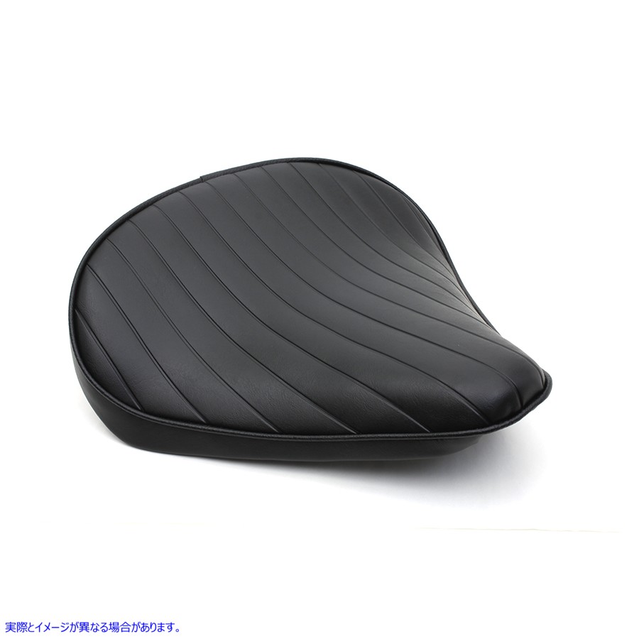 47-0364 ブラック タック アンド ロール ソロ シート L 取寄せ Vツイン Black Tuck and Roll Solo Seat Large (検索用／ Bates 7