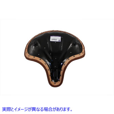 47-0516 Corbin Gentry ブラウン レザー デラックス ソロ シート (スカートなし) 取寄せ Vツイン Corbin Gentry Brown Leather D