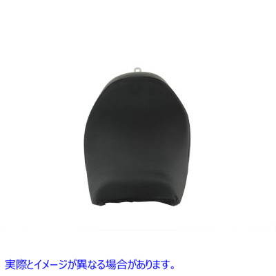 47-0603 薄型ブラックビニールソロシート 取寄せ Vツイン Low Profile Black Vinyl Solo Seat (検索用／51375-06 Corbin Gentry