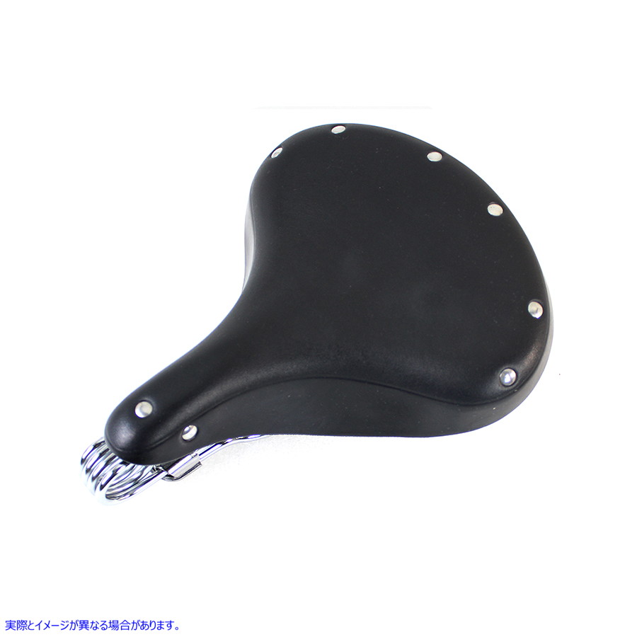 47-0609 Troxel レプリカ自転車ソロシート ブラック 取寄せ Vツイン Troxel Replica Bicycle Solo Seat Black (検索用／ Corbin