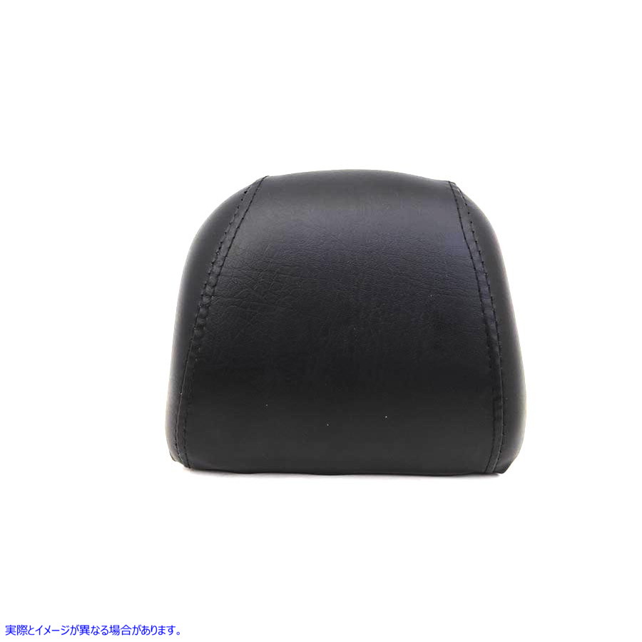 47-0632 乗客用ブラックビニールバックレストパッド 取寄せ Vツイン Passenger Black Vinyl Backrest Pad (検索用／52631-07 Cor