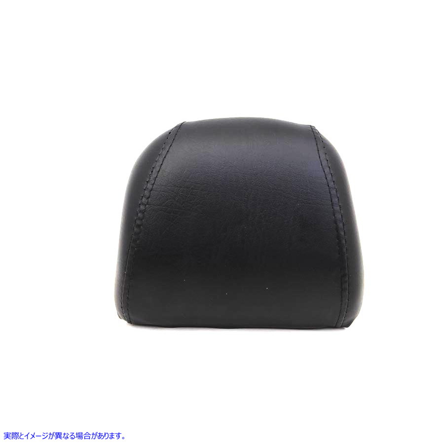 47-0632 助手席ブラックビニールバックレストパッド Passenger Black Vinyl Back Rest Pad 取寄せ Vツイン (検索用／52631-07 Corbin Gentry 80200