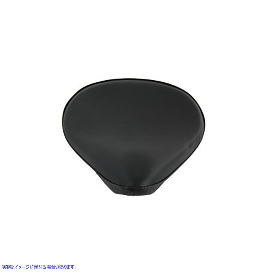47-0758 ブラックビニールソロシート 取寄せ Vツイン Black Vinyl Solo Seat (検索用／ Bates 77160