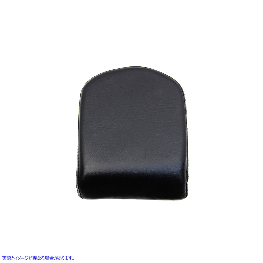 47-0845 中低カスタムスムーズトップステッチ背もたれパッド 取寄せ Vツイン Medium Low Custom Smooth Top Stitched Backrest P