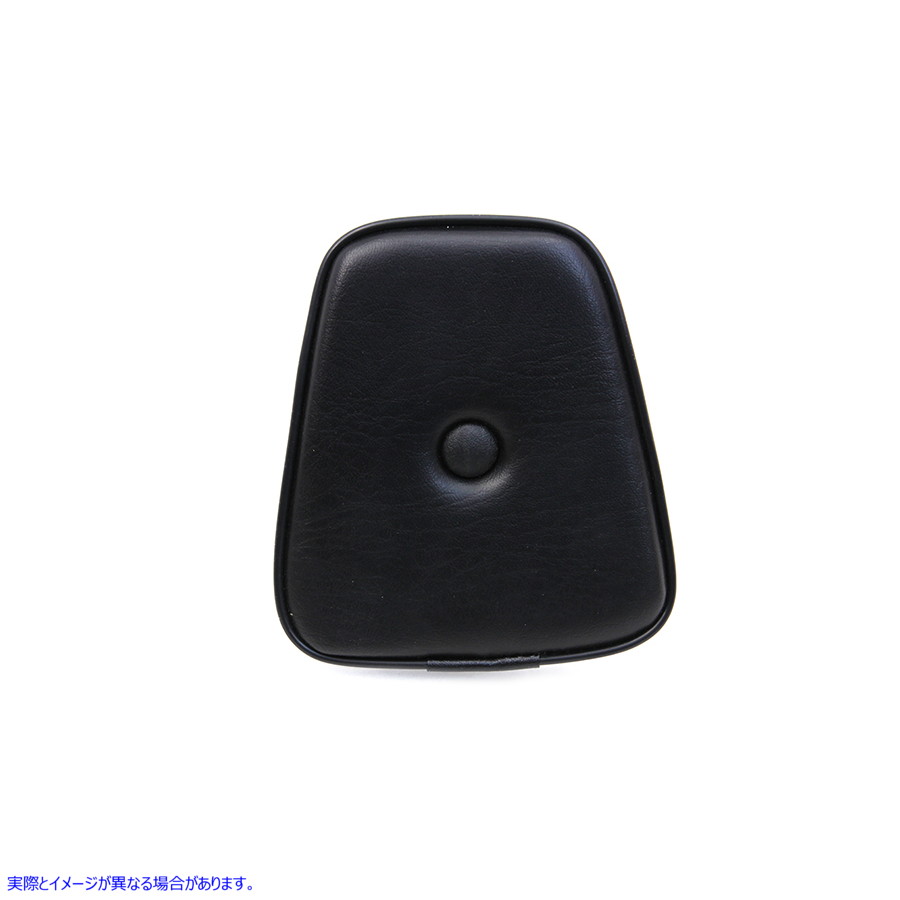 47-0848 ブラックのテーパードバックレストパッド 取寄せ Vツイン Black Tapered Backrest Pad (検索用／ Corbin Gentry 78104