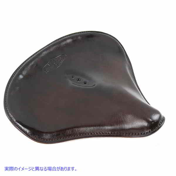 47-0893 レプリカブラウンレザーソロシート 取寄せ Vツイン Replica Brown Leather Solo Seat (検索用／