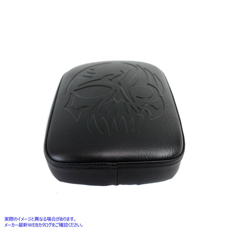 47-0899 スカルフェンダーパッドブラック 取寄せ Vツイン Skull Fender Pad Black (検索用／