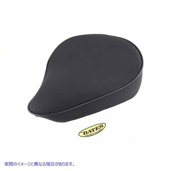 47-1680 ブラックスエードソロシートラージパン 取寄せ Vツイン Black Suede Solo Seat Large Pan (検索用／