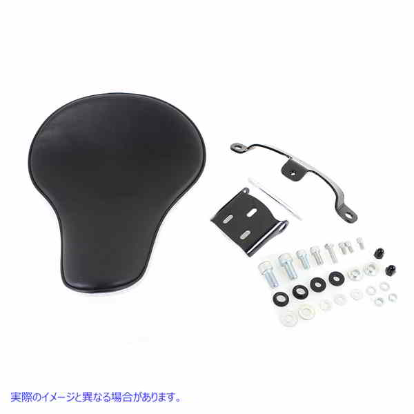 47-1808 ソリッドマウントベイツスムースソロシートキット 取寄せ Vツイン Solid Mount Bates Smooth Solo Seat Kit (検索用／ B
