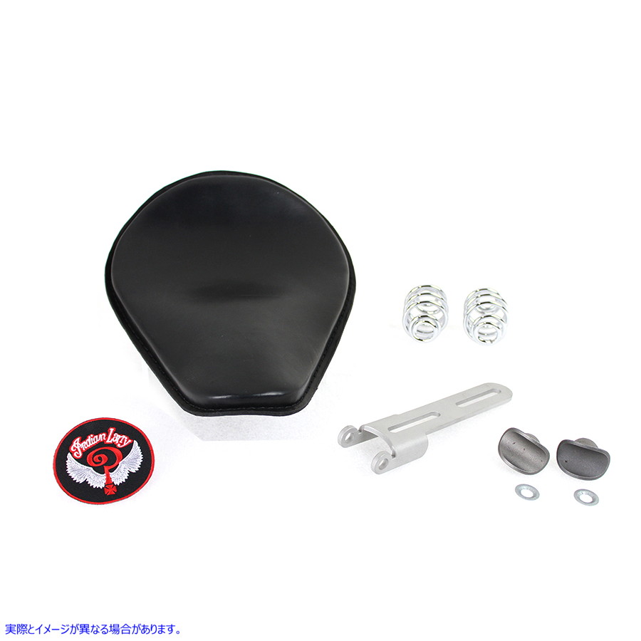 47-1949 インディアン ラリー スタイル ソロ シート キット ブラック 取寄せ Vツイン Indian Larry Style Solo Seat Kit Black (