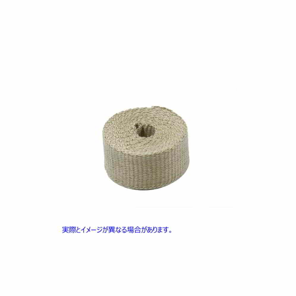 48-0127 タン エキゾースト ラップ 取寄せ Vツイン Tan Exhaust Wrap (検索用／