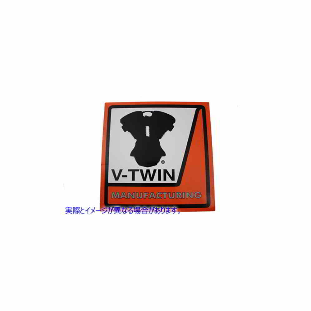 48-0164 V-Twin ディーラーデカール 取寄せ Vツイン V-Twin Dealer Decal (検索用／