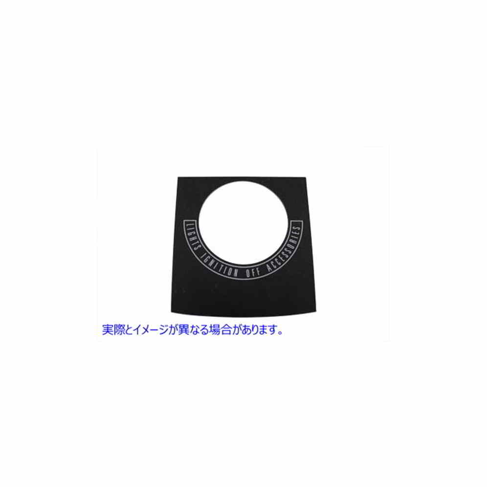48-0423 ブラックダッシュパネルデカール 取寄せ Vツイン Black Dash Panel Decals (検索用／71300-79