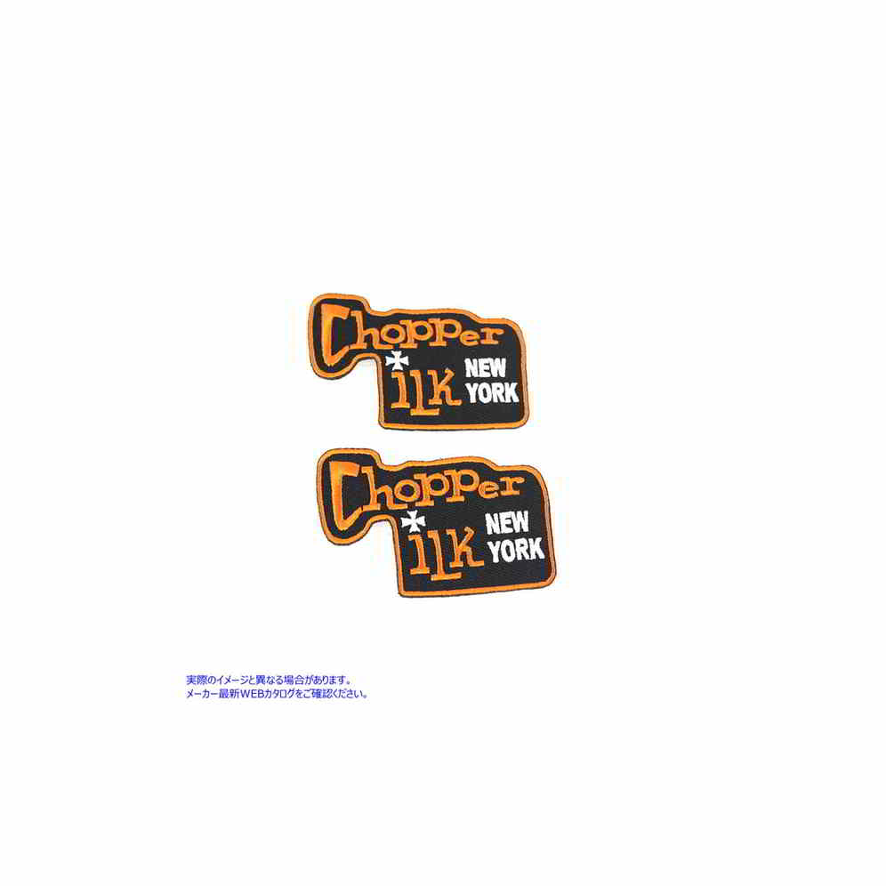 48-0519 チョッパーイルクニューヨークパッチ 取寄せ Vツイン Chopper Ilk New York Patches (検索用／