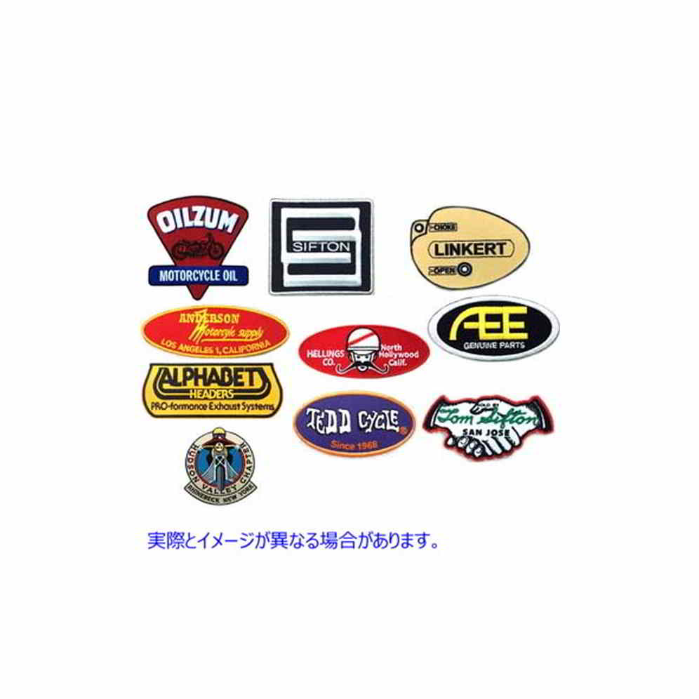 48-0543 ヴィンテージブランドワッペンシリーズ 取寄せ Vツイン Vintage Brands Patch Series (検索用／