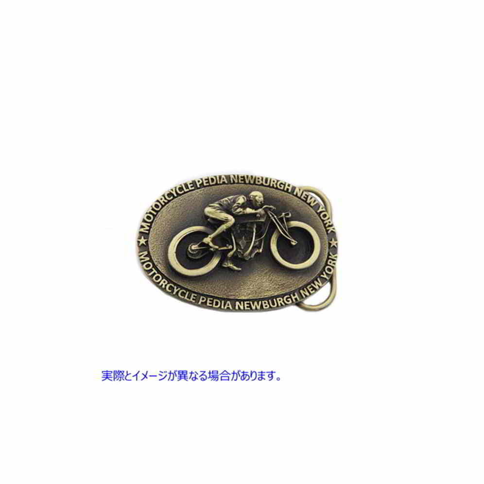 48-0824 Motorcyclepedia ボード トラック ベルト バックル 取寄せ Vツイン Motorcyclepedia Board Track Belt Buckle (検索用／
